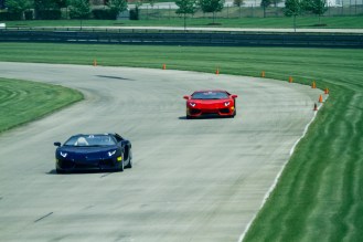 Lamborghini customer track day at Autobahn Raceway