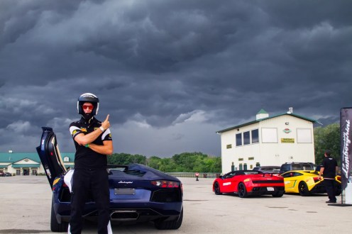 Lamborghini customer track day at Autobahn Raceway