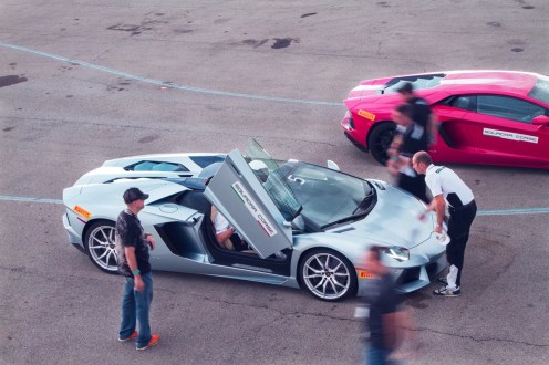Lamborghini customer track day at Autobahn Raceway