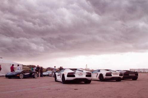 Lamborghini customer track day at Autobahn Raceway